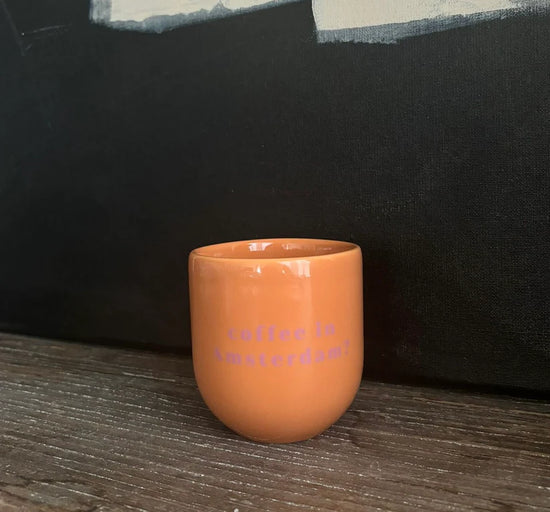 Tasse Kaffee in Amsterdam