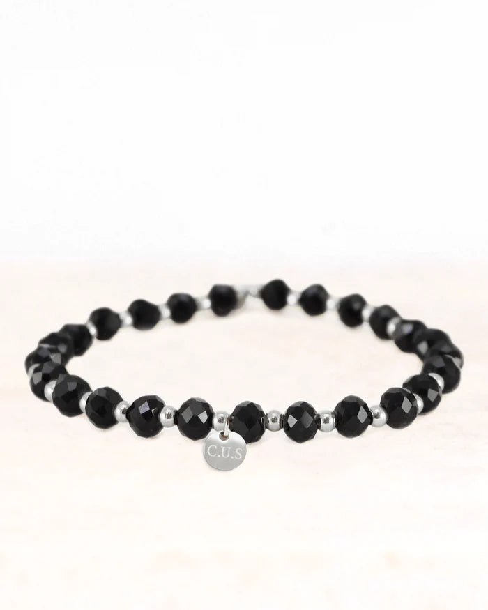 Armband dara zilver zwart - conceptstore Liefs uit Zierikzee