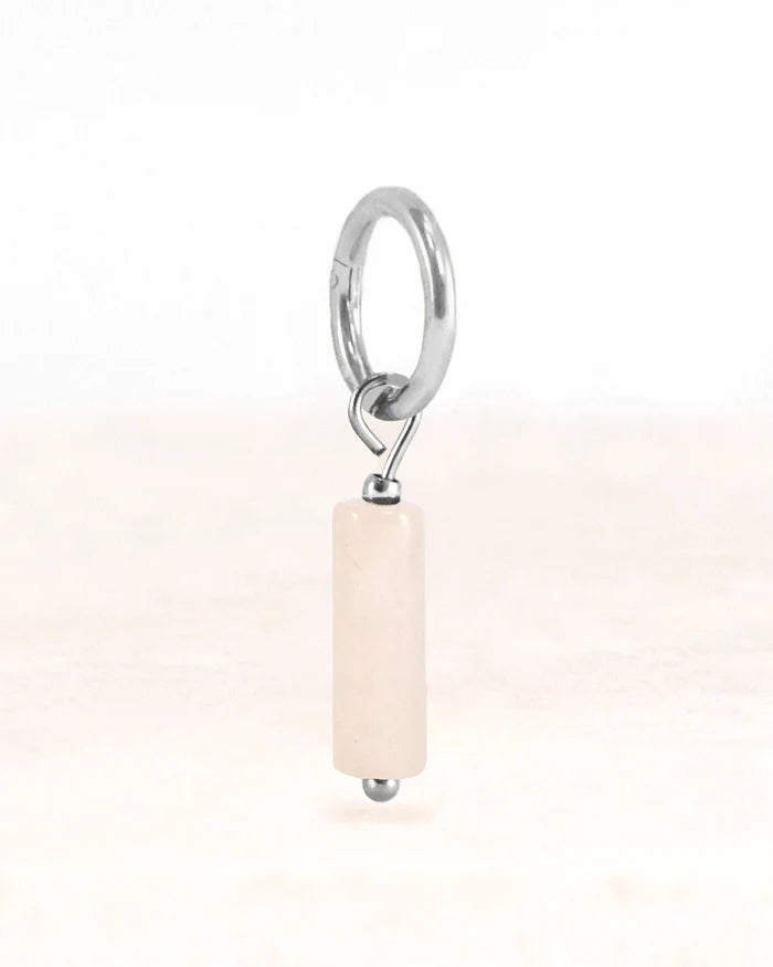 Bedel gaia Milky quartz - stainless steel - conceptstore Liefs uit Zierikzee