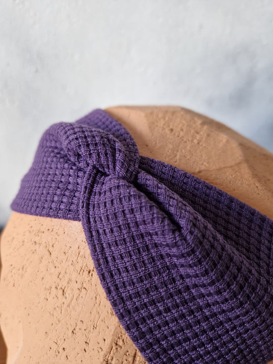 STIRNBAND gedreht lila