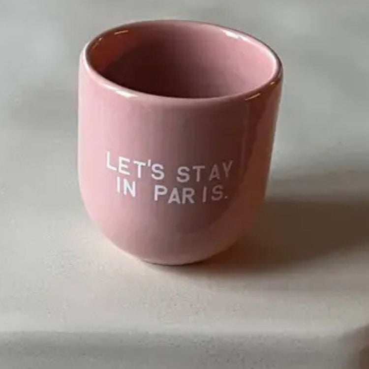 Mug lets stay in Paris - conceptstore Liefs uit Zierikzee