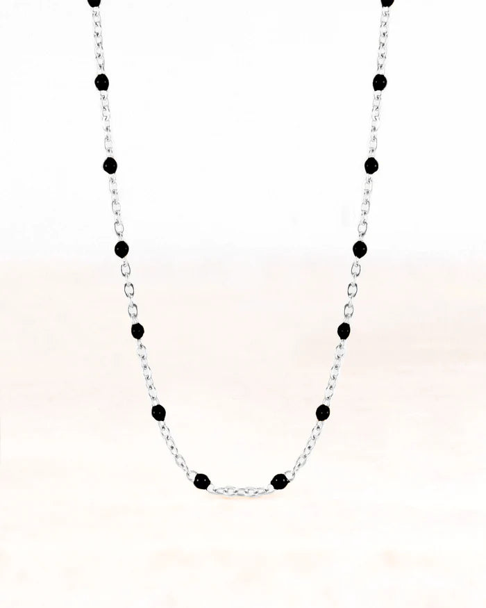 Stainless steel ketting Neva zwart - conceptstore Liefs uit Zierikzee