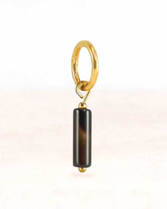 Gaia | Bedel Black Chalcedony gold