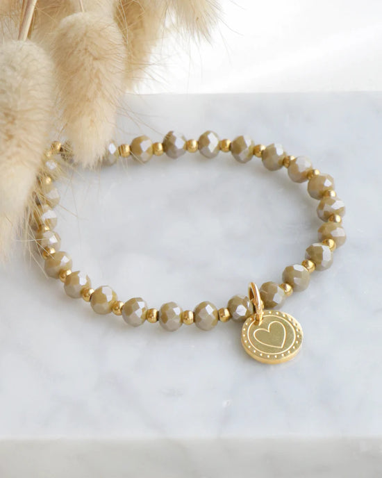 Dara Gold | Armband Grün
