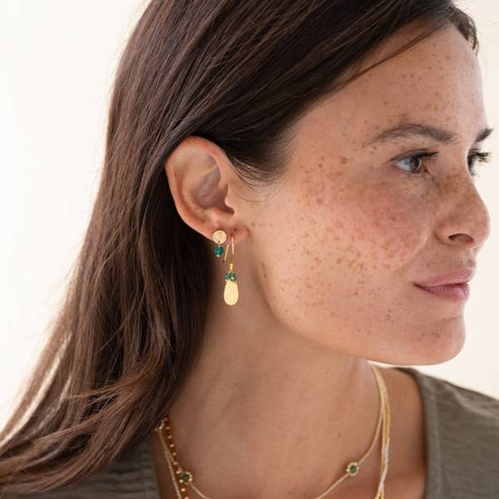 oorbellen intention aventurijn