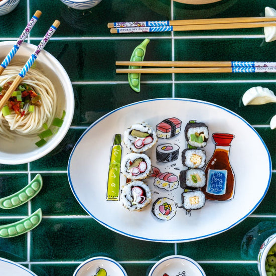 sfeerfoto sushi plate - Blond Amsterdam - conceptstore Liefs uit Zierikzee
