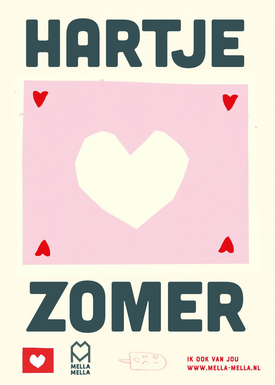 Poster A4 HERZ DES SOMMERS