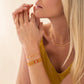 Armband Field Citrien van A Beautiful story  - conceptstore Liefs uit Zierikzee 