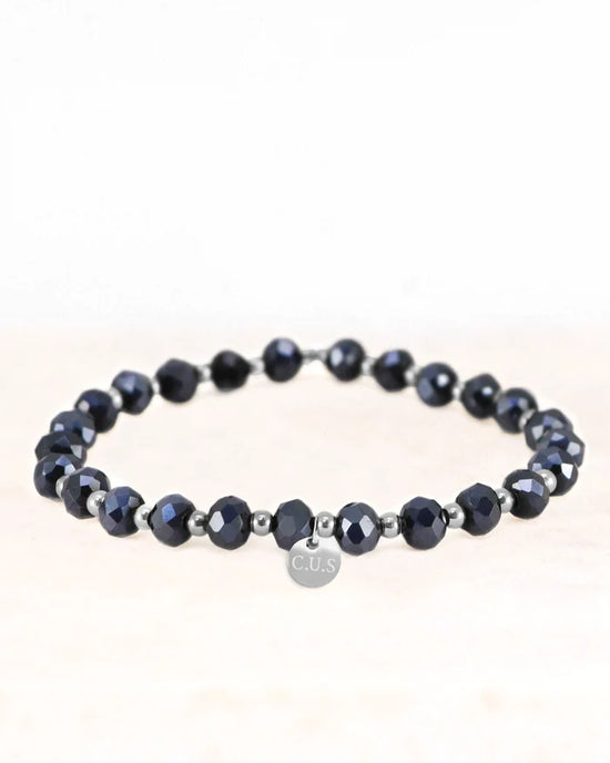 Armband dara donkerblauw zilver - conceptstore Liefs uit Zierikzee 