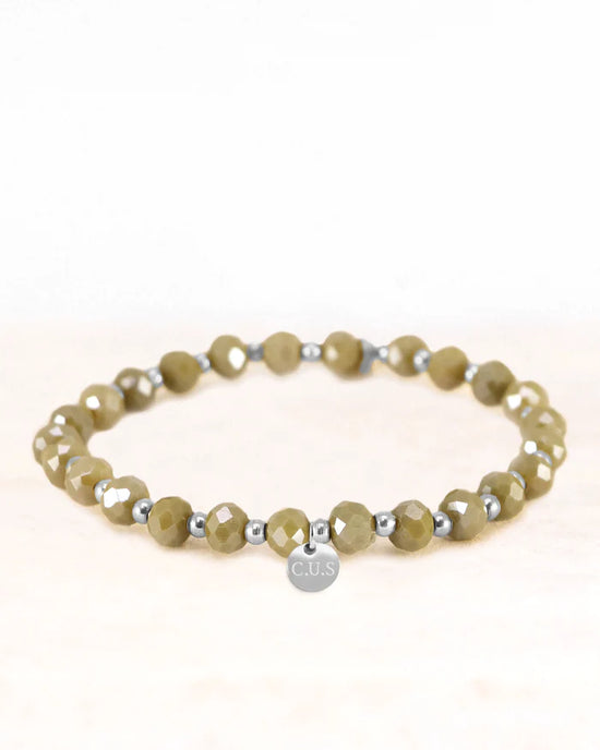 Armband dara zilver groen - conceptstore Liefs uit Zierikzee 