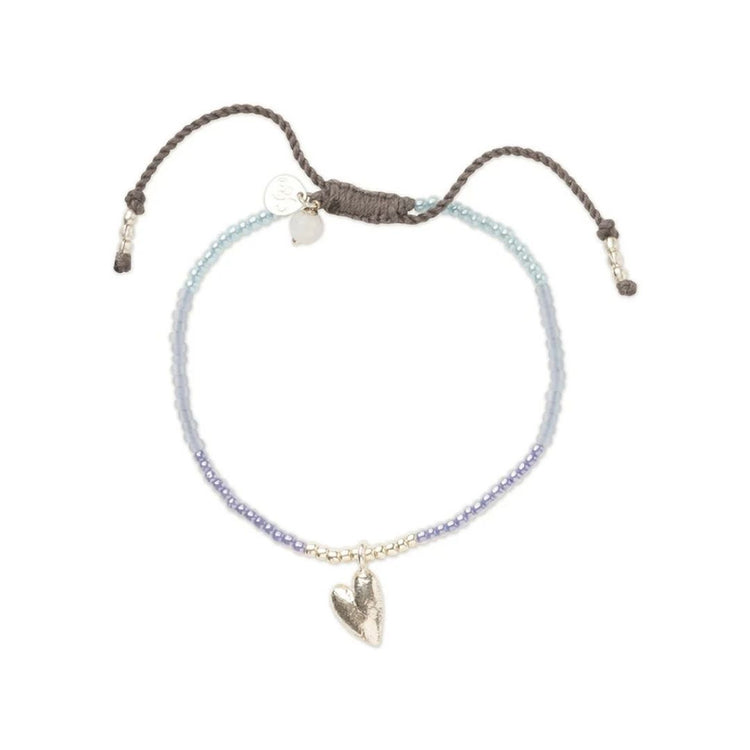Armband hartje maansteen zilver - conceptstore Liefs uit Zierikzee