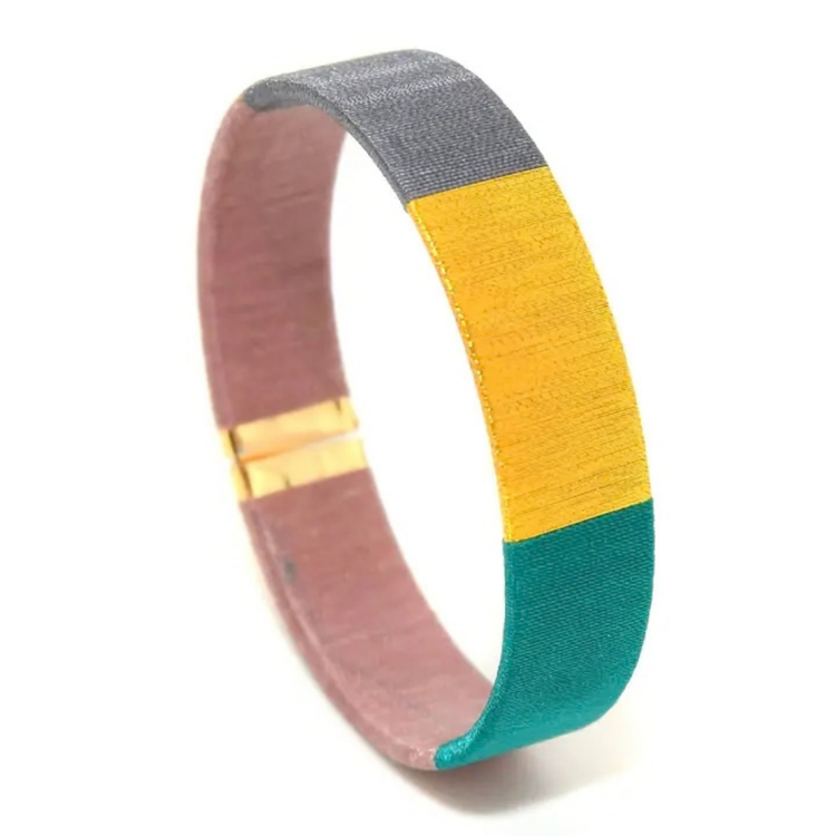 Armband smaragdgroen grijs - conceptstore Liefs uit Zierikzee 