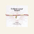 Armband sweetheart garnet - Liefs uit Zierikzee 