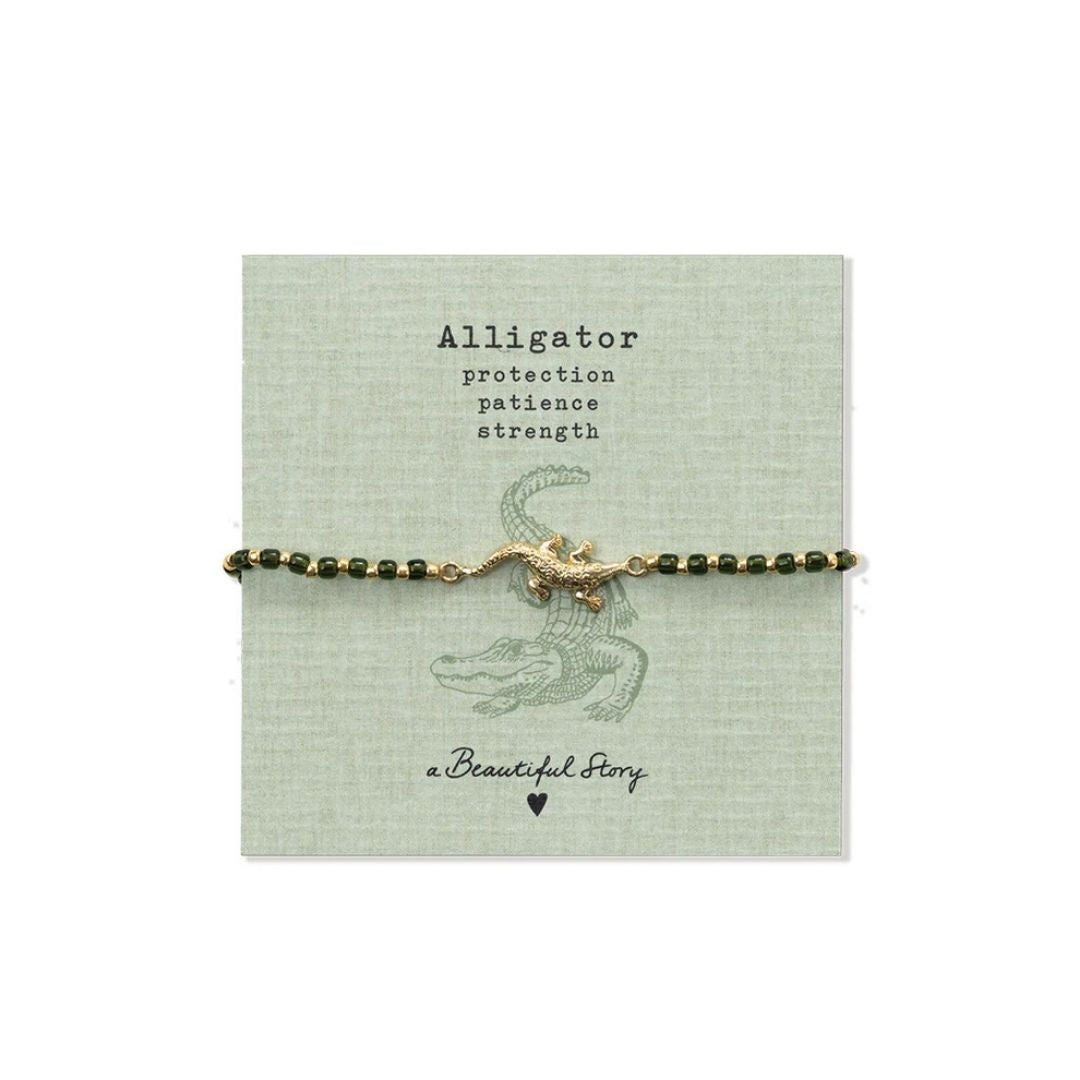 Armbandje krokodil - conceptstore LIefs uit Zierikzee 