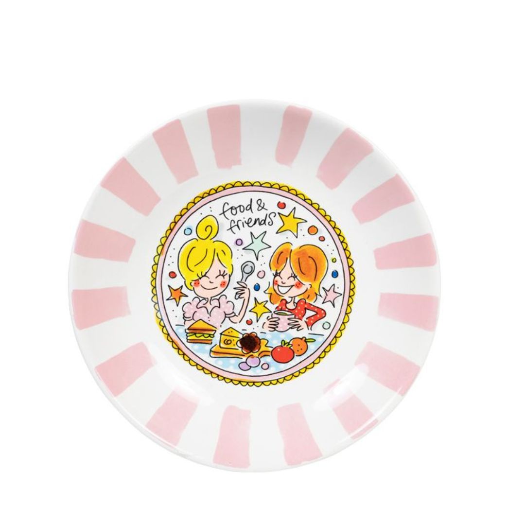 Blond Amsterdam Diep Bord 24 cm – Even Bijkletsen - conceptstore Liefs uit Zierikzee 