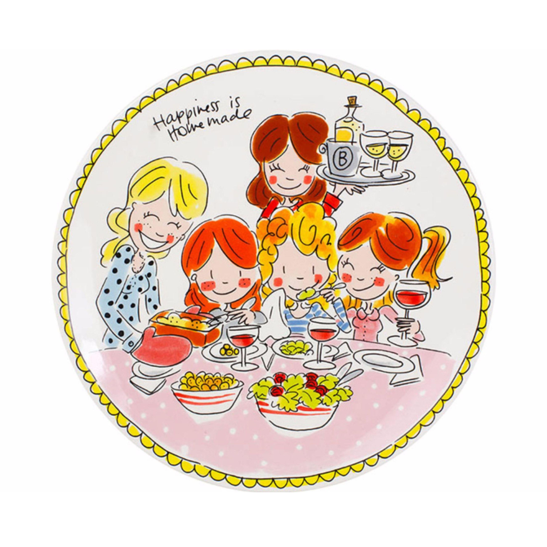 Blond Amsterdam Dinerbord 26 cm – Even Bijkletsen “Happiness is Homemade” - conceptstore Liefs uit Zierikzee 