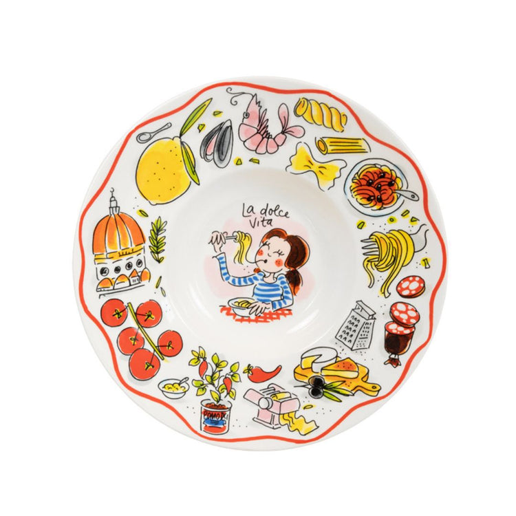 Blond Amsterdam Pasta Bord 24 "La Dolce Vita"- conceptstore Liefs uit Zierikzee