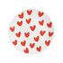Bord Rode Hartjes 22 cm – Blond Amsterdam - conceptstore Liefs uit Zierikzee 