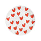 Bord Rode Hartjes 22 cm – Blond Amsterdam - conceptstore Liefs uit Zierikzee 