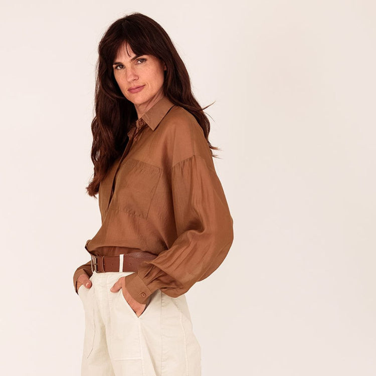 Camel blouse - conceptstore Liefs uit Zierikzee 