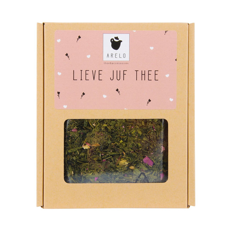 Doosje met lieve juf thee - conceptstore Liefs uit Zierikzee 