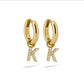 Oorbellen GOUD ALFABET