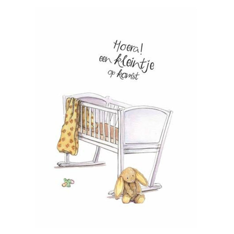 Kaart hoera een kleintje op komst - conceptstore Liefs uit Zierikzee 