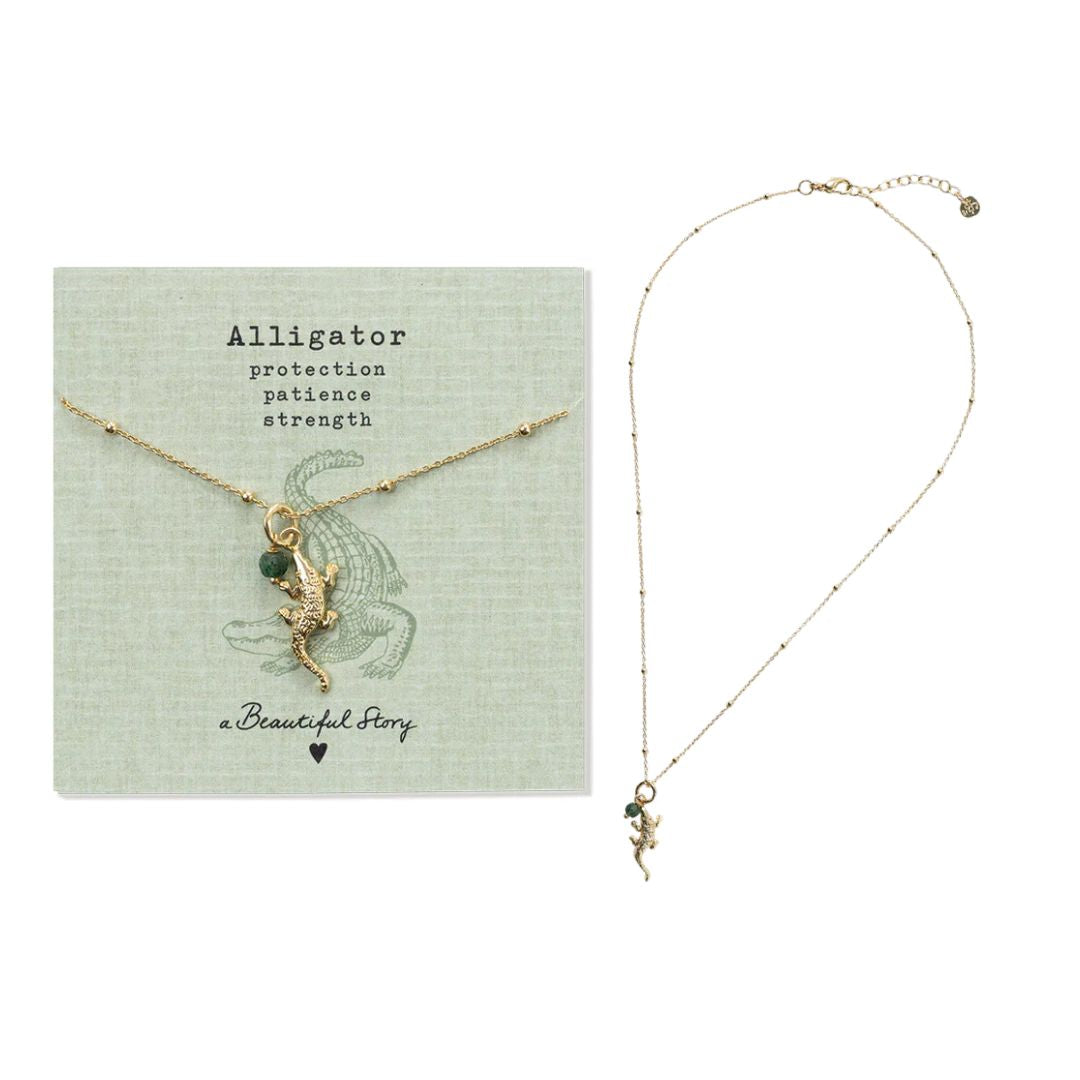 Ketting krokodil - conceptstore Liefs uit Zierikzee 