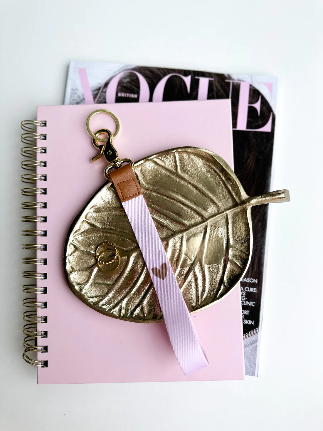 Keycord roze met hartje - conceptstore Liefs uit Zierikzee 