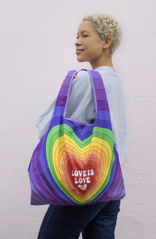 M reusable bag Love rainbow