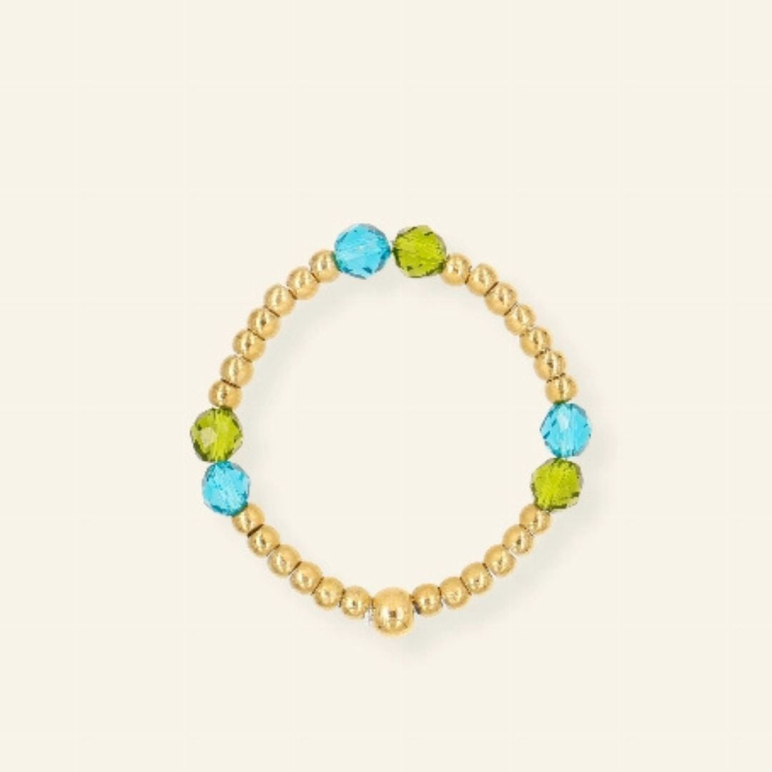 Olive denim ring - Liefs uit Zierikzee 