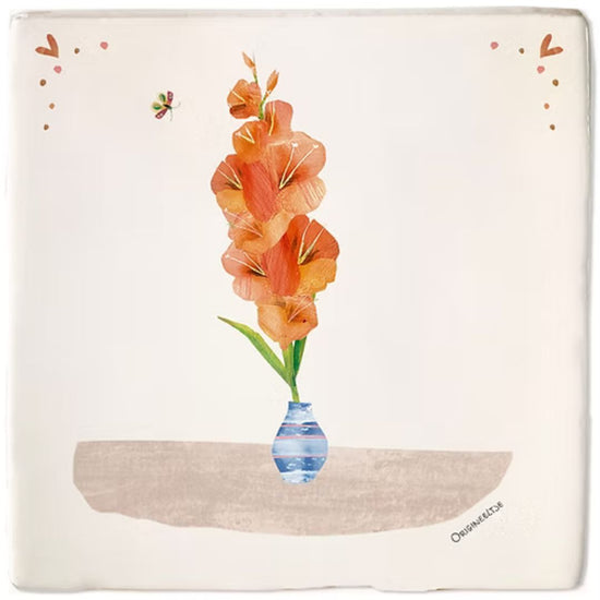 Tegeltje augustus gladiool