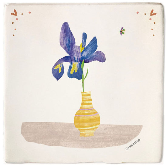 Tegeltje februari Iris