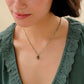 Ketting wishing labradorite goud