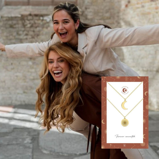 Set kettingen forever connected goud