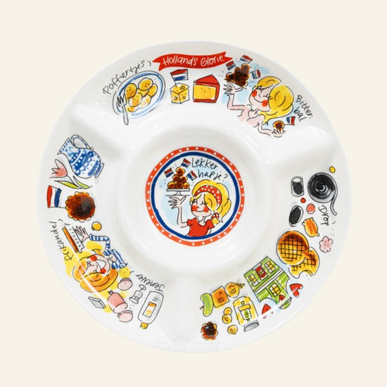 201578 hollands glorie snack plate (klein)