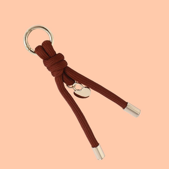 Bagcharm chocolat met hartje