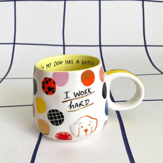 Beker work hard - dog