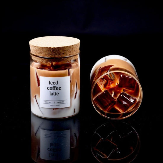 Kaars iced coffee latte