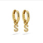 Oorbellen GOUD ALFABET