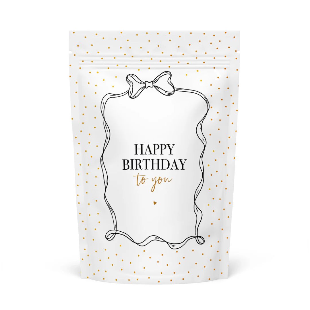 Snoepzak happy birthday - conceptstore Liefs uit Zierikzee 