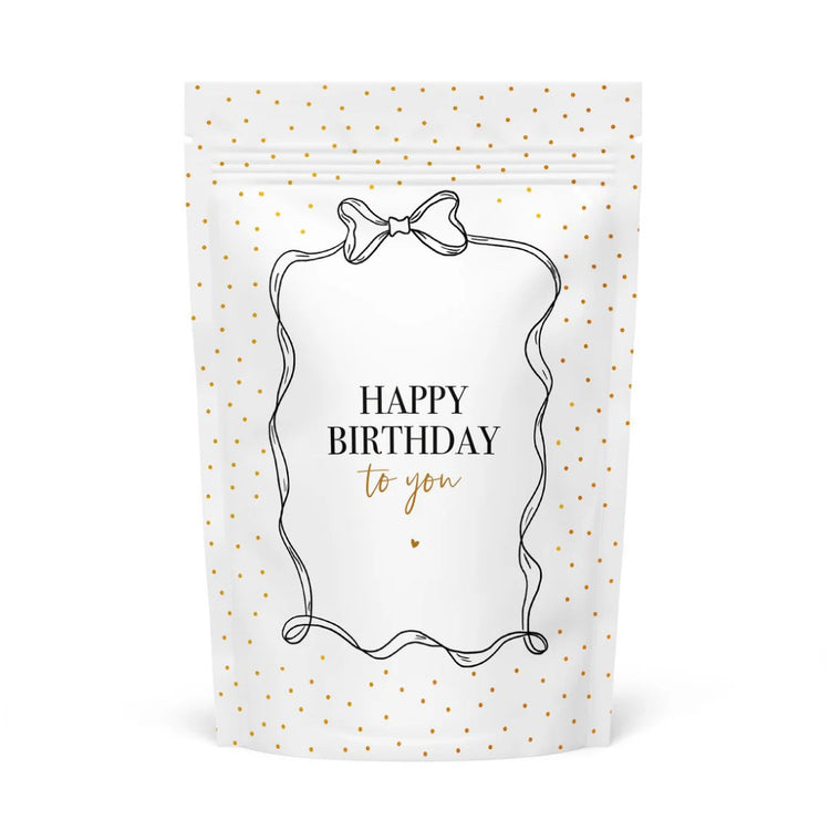 Snoepzak happy birthday - conceptstore Liefs uit Zierikzee 