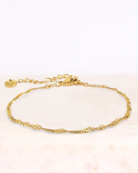 Stainless steel  Loa armband goud - conceptstore Liefs uit Zierikzee