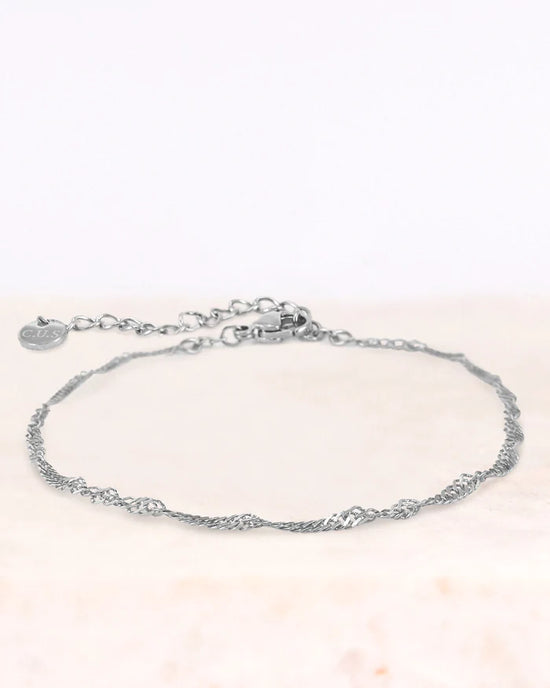 Stainless steel armband loa zilver - conceptstore Liefs uit Zierikzee 