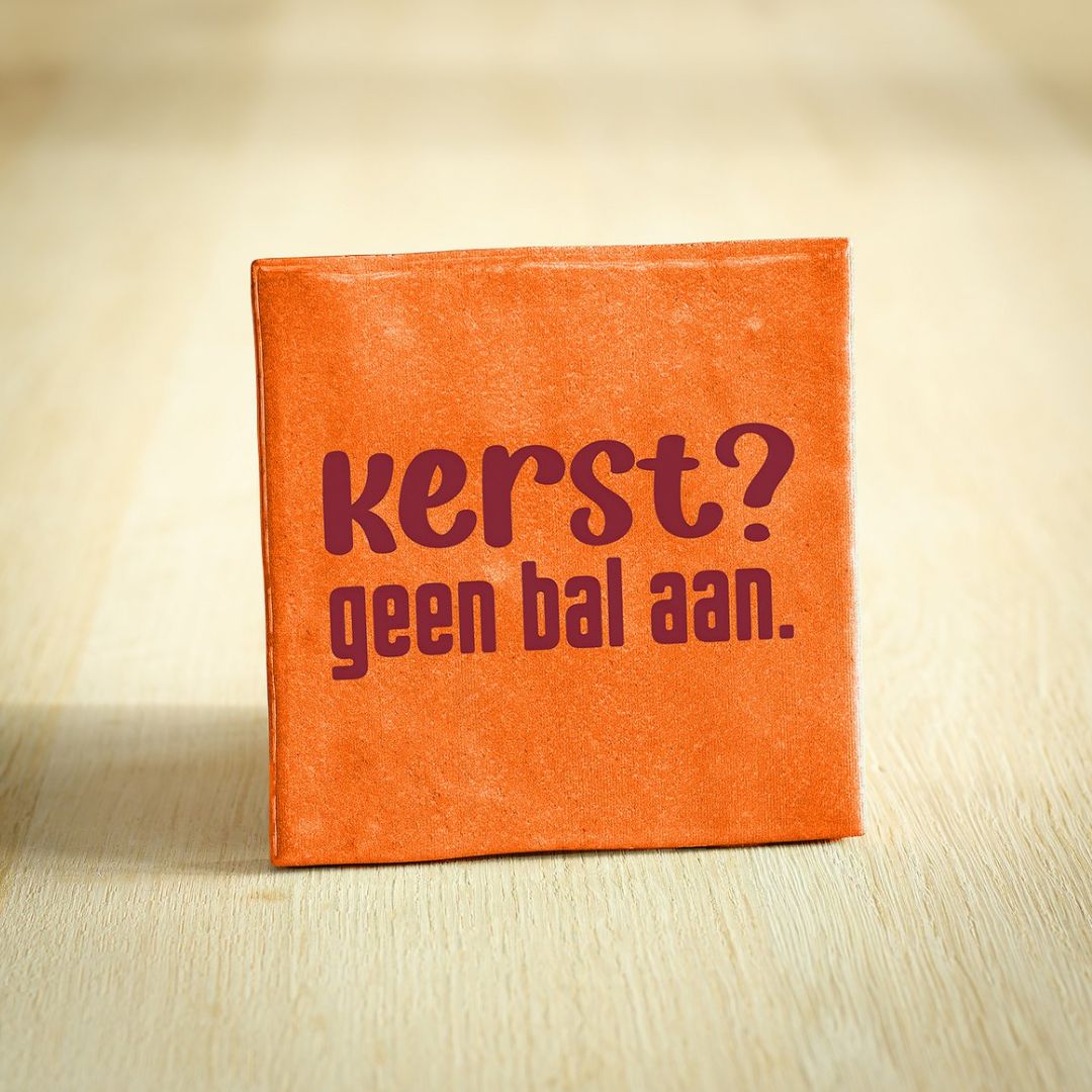 Tegeltje kerst geen bal aan - Liefs uit Zierikzee 