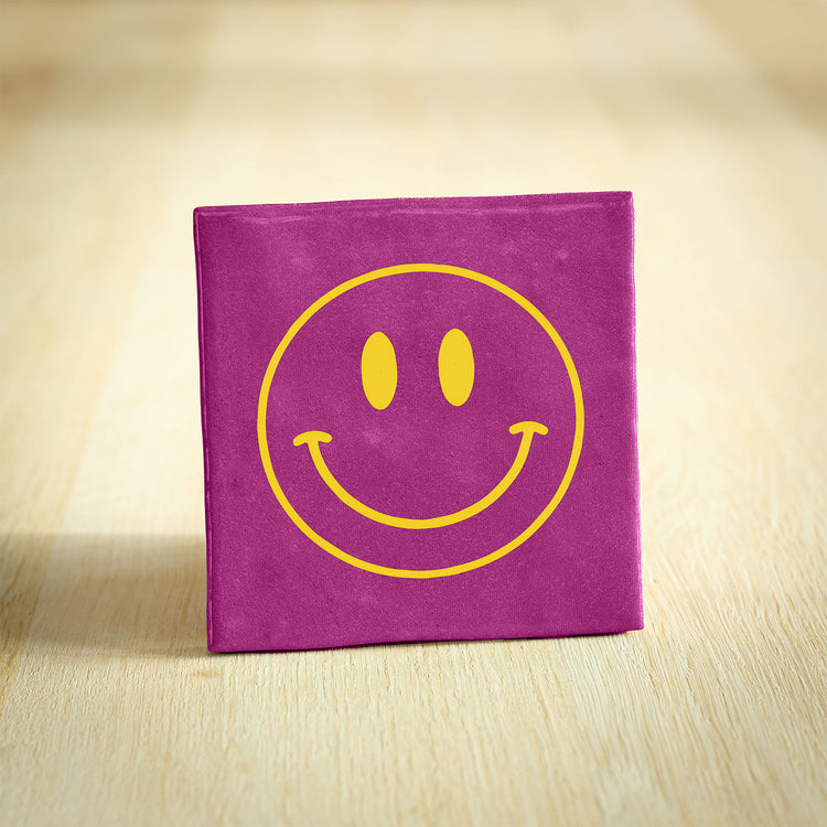 Tegeltje smile paars - conceptstore Liefs uit Zierikzee 