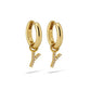 Oorbellen GOUD ALFABET