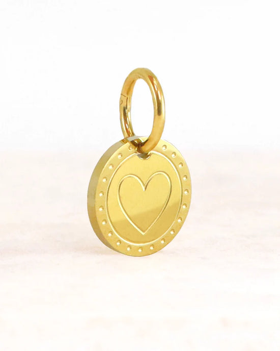 Mond | Charm Herz gold
