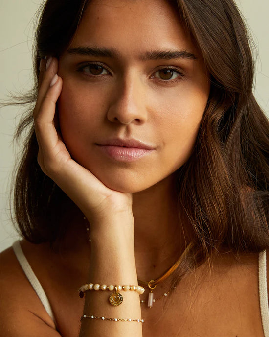 Mond | Charm Herz gold