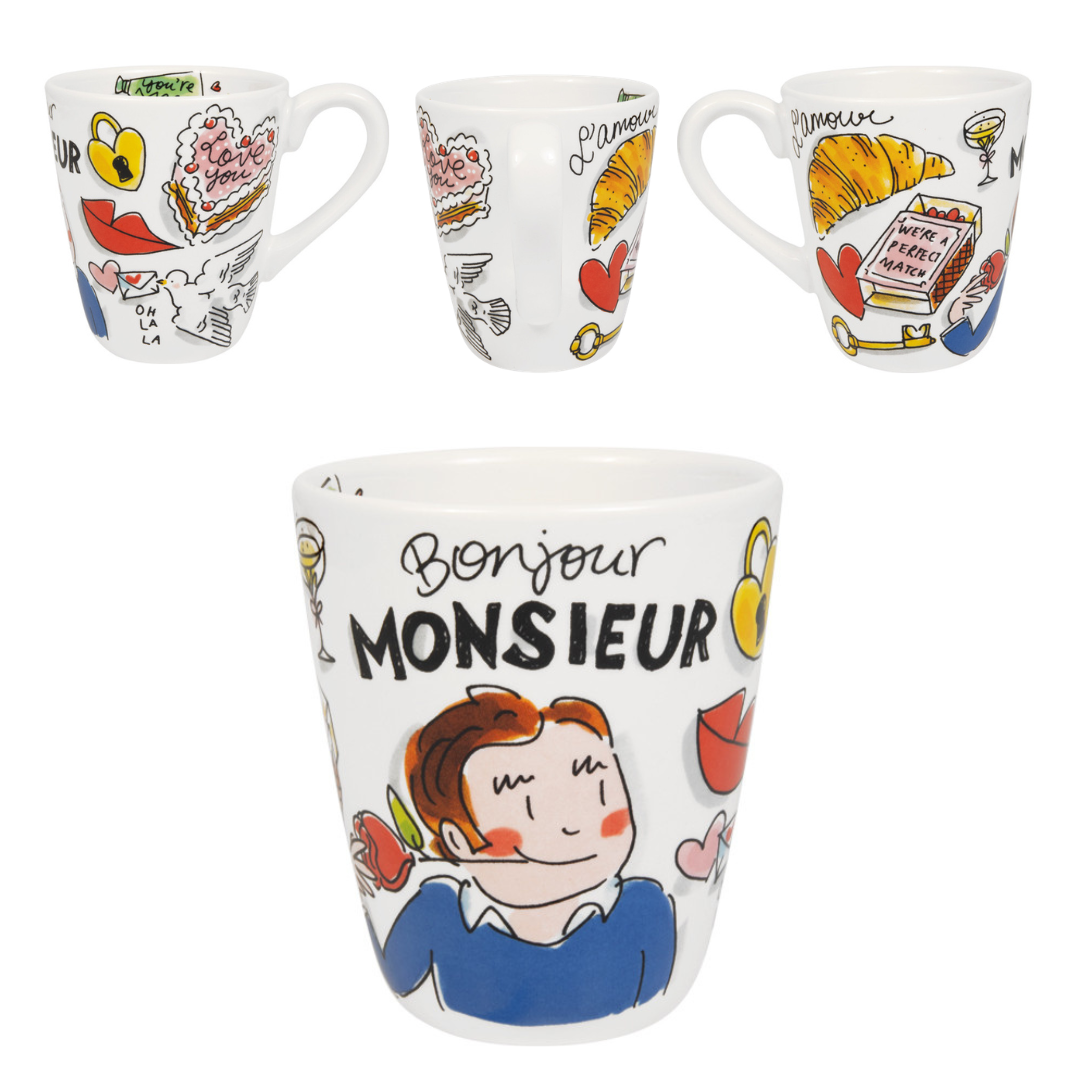 Beker monsieur - Blond Amsterdam - Conceptstore Liefs uit Zierikzee 
